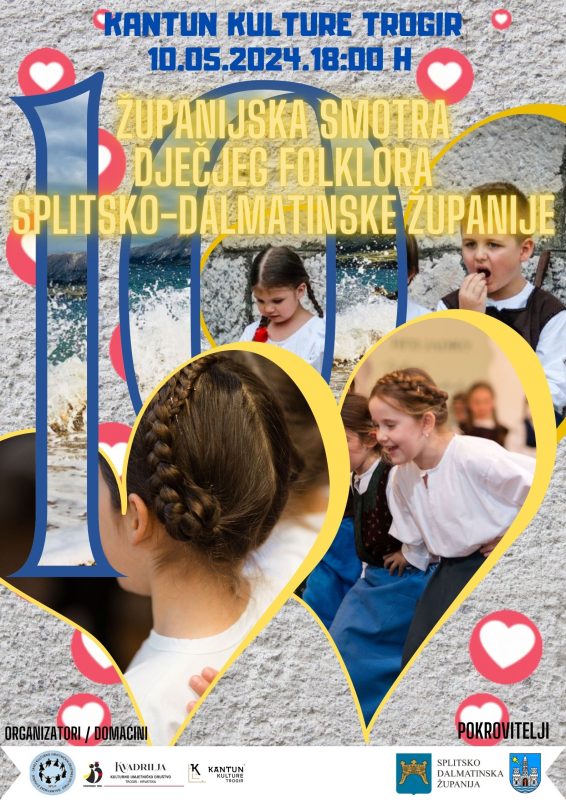 10 zupanijska smotra djecjeg folklora SDZ Trogir 2024 2