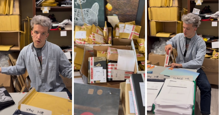 Baby Lasagna pakira narudžbe mercha, Amerikanci ludi za njegovim majicama