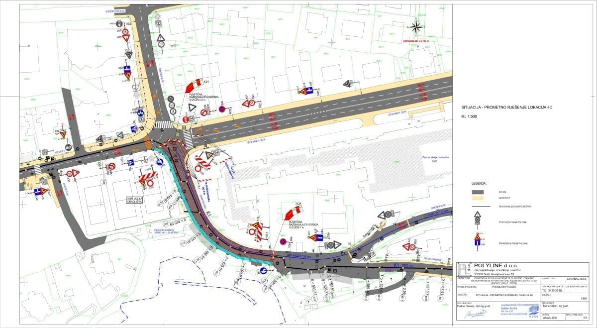 Ulica Vjekoslava Spin  i  a