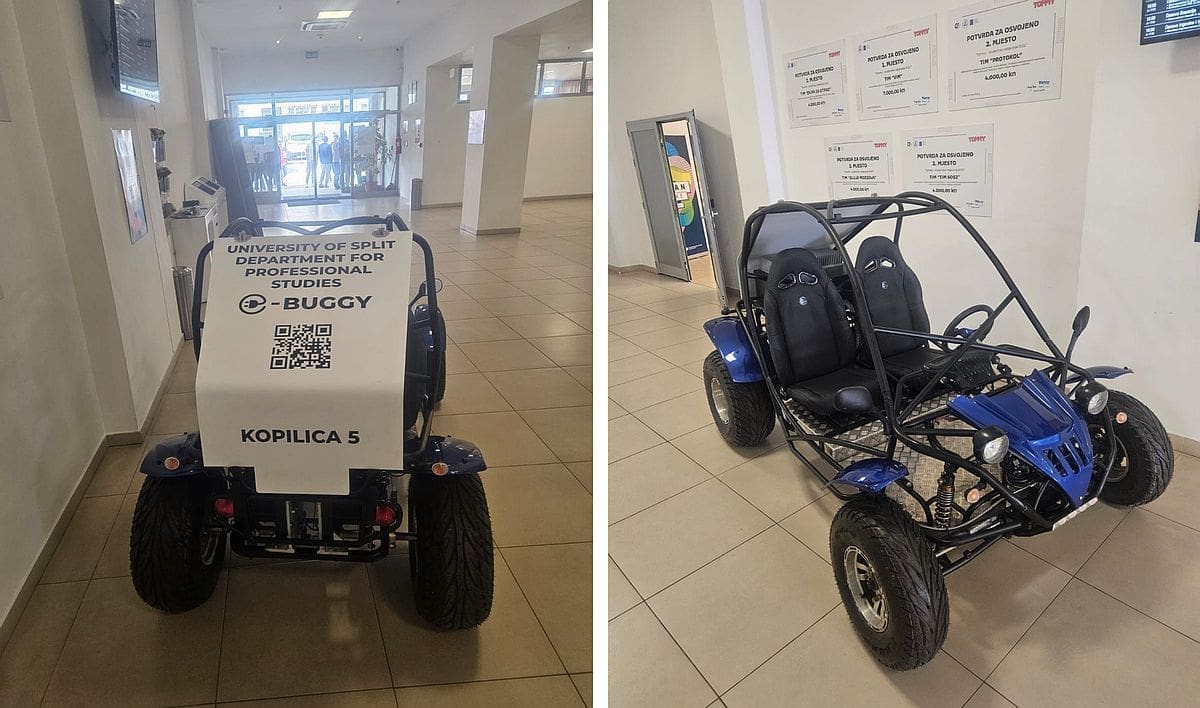 Studenti Sveučilišta u Splitu elektrificirali buggy vozilo, uskoro ćete ga moći vidjeti i na cesti