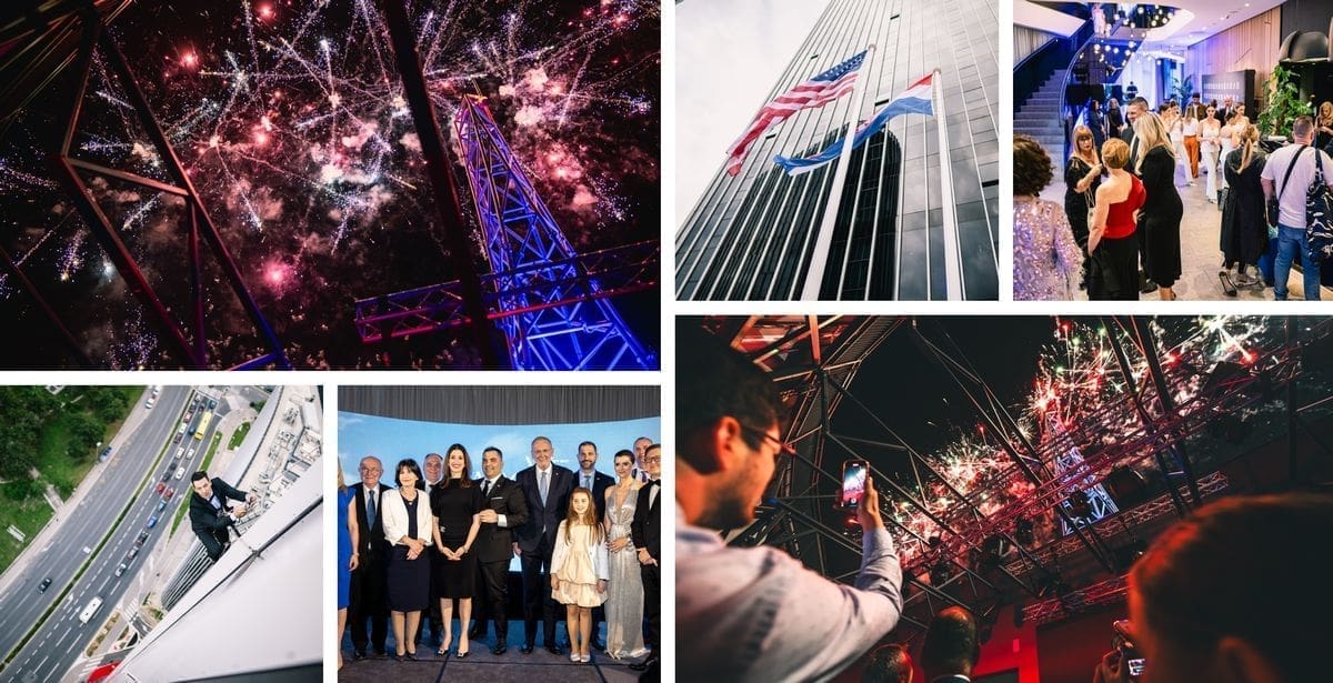 Pogledajte spektakularno otvorenje najviše zgrade u Hrvatskoj: Show se vidio iz svemira, a Ivanišević izjavom nasmijao sve goste