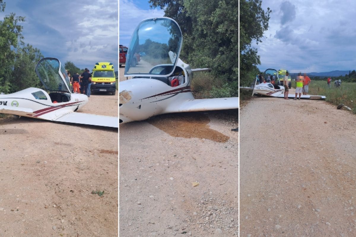 PRVE SLIKE S TERENA Pogledajte fotografije srušenog zrakoplova