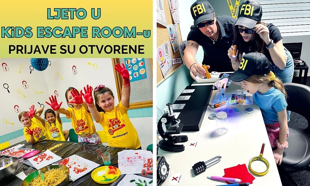 POPUST NA SVIBANJSKE PRIJAVE: KiDS Escape Room Kamp - Ljeto puno avanture