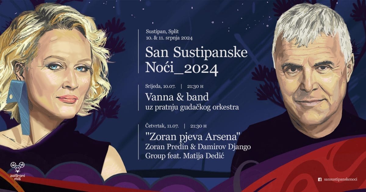 SAN SUSTIPANSKE NOĆI Evo tko ovoga ljeta dolazi na najromantičniju splitsku pozornicu