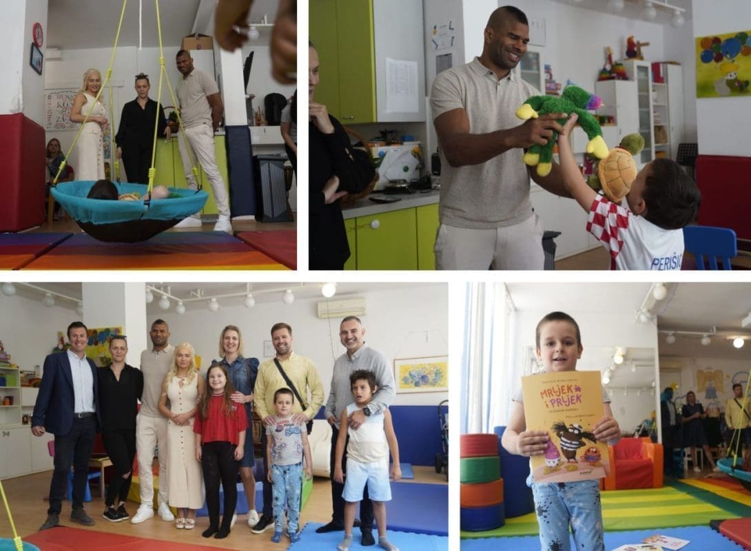 POZNATI KICKBOKSAČ I VELIKI PRIJATELJ DALMACIJE ODUŠEVIO MALE "ANĐELE" Splitska udruga s radošću dočekala boksača velikog srca: "Interesira se za naše probleme, pokušava nam pomoći"