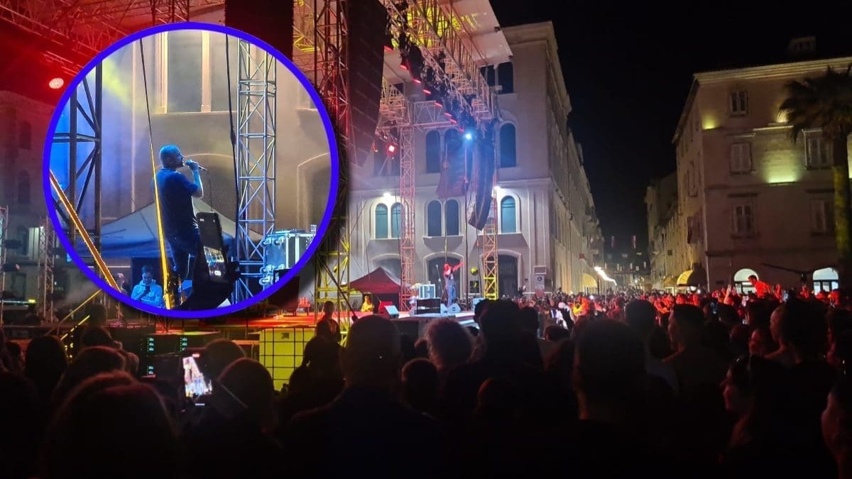 VOJKO V ZAPALIO RIVU Vatrena atmosfera na pozornici oduševila je publiku koji uživaju uz hitove splitskog repera