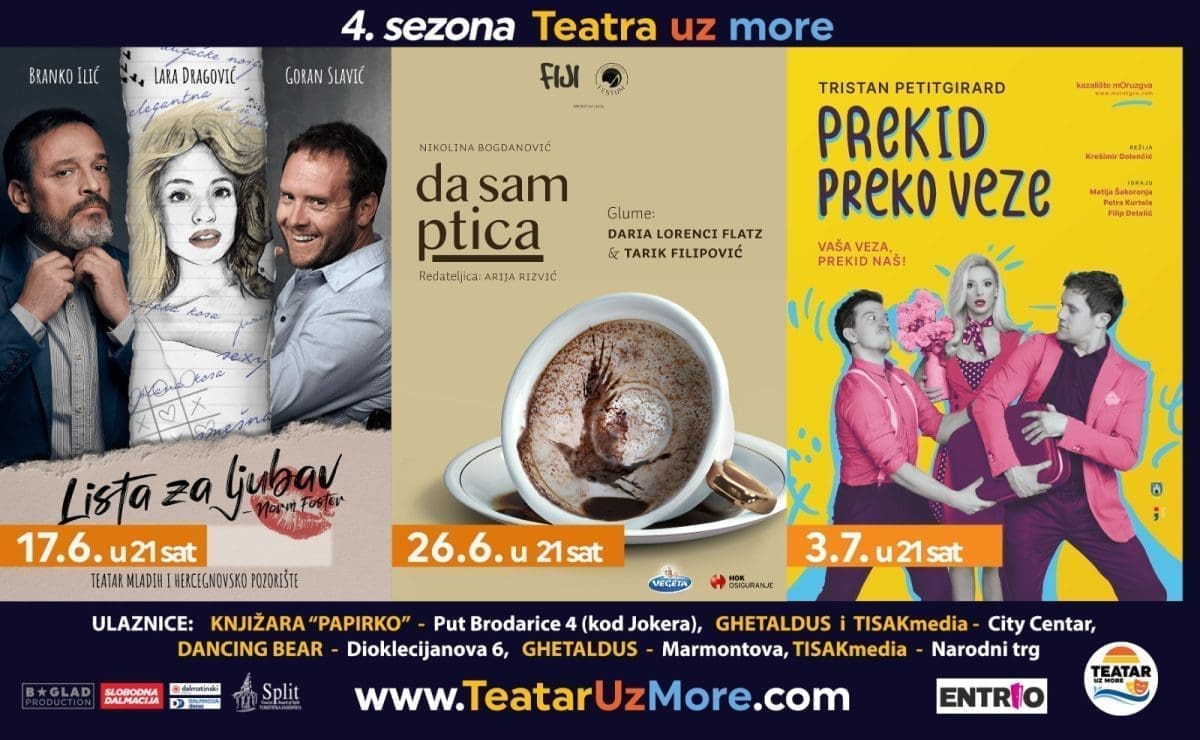 VIDEO Petra Kraljev, Ana Uršula Najev i Tarik Filipović otkrivaju zašto morate doći na Teatar uz more