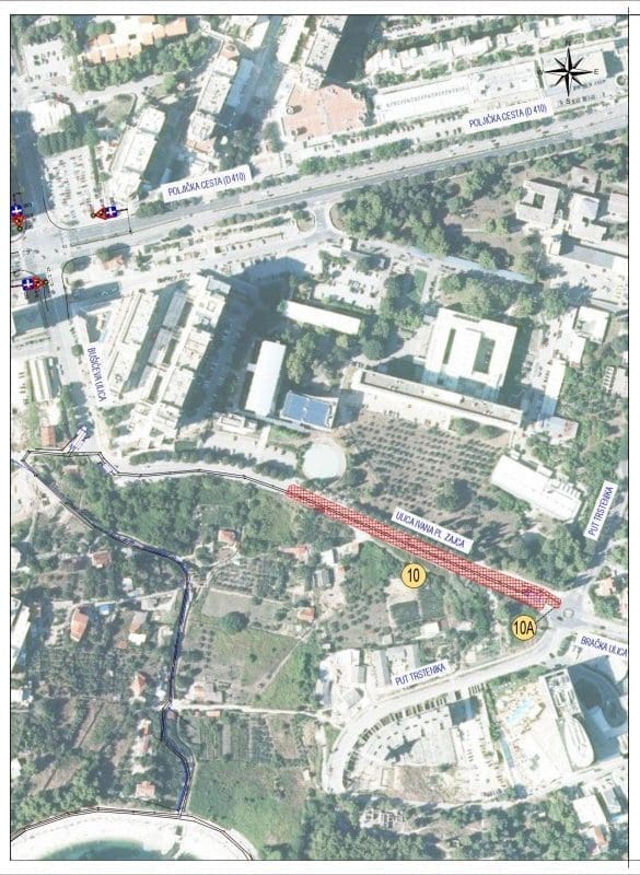 Privremena regulacija prometa Ul Ivana pl Zajca 1