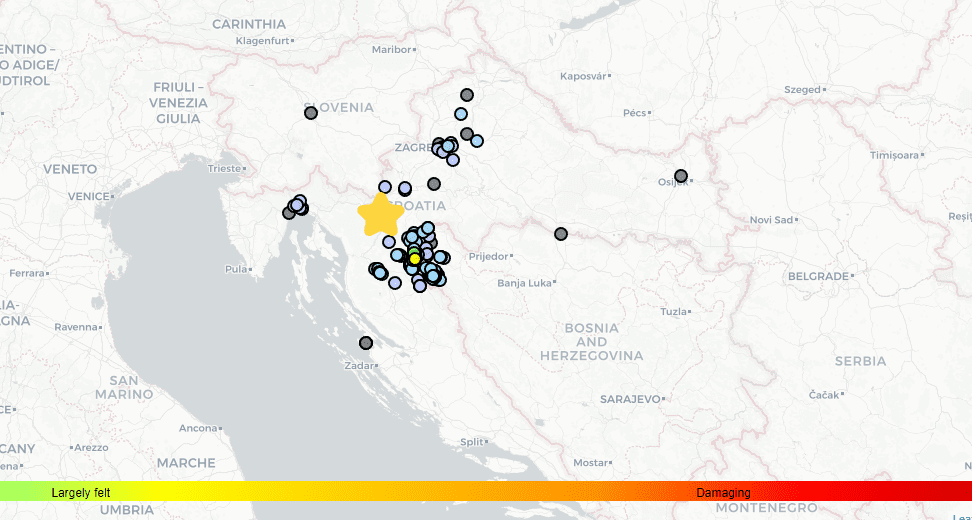 NOVI POTRES U HRVATSKOJ "Jaka eksplozija, zatim je desetak sekundi treslo"