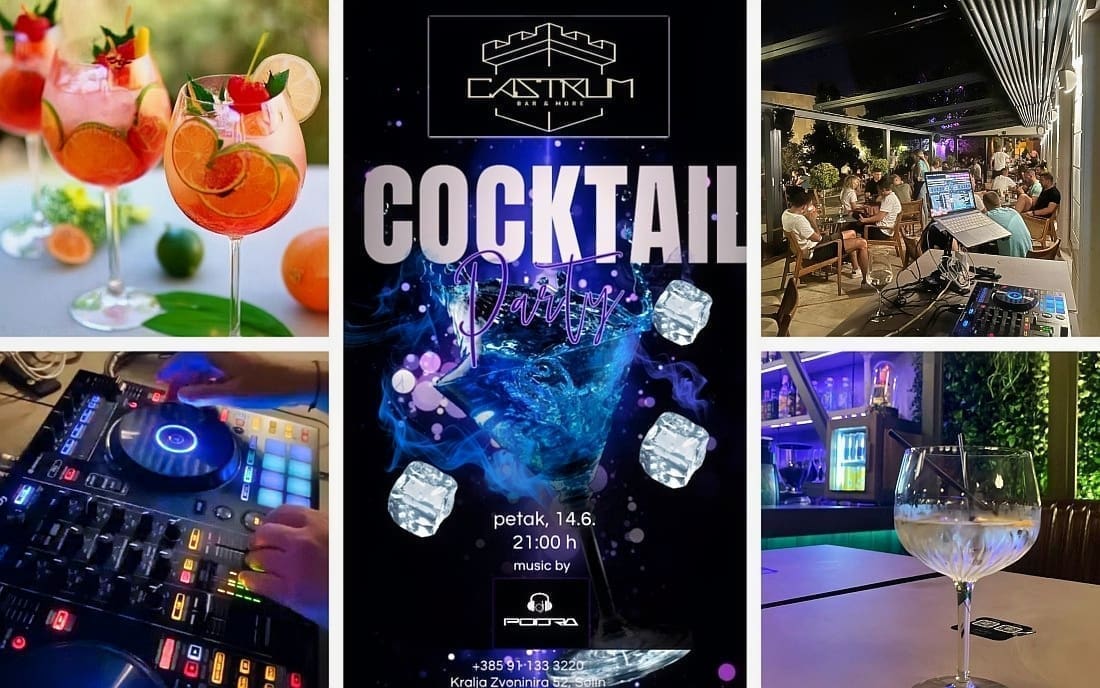 VELIKA NOVOST U SOLINU Castrum bar & more ovog petka otvara ljetni šank: DJ uživo, kokteli, zabava
