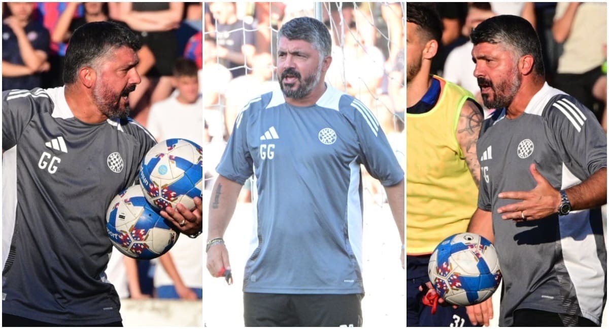 FOTO Pogledajte Gattusa u akciji na Poljudu