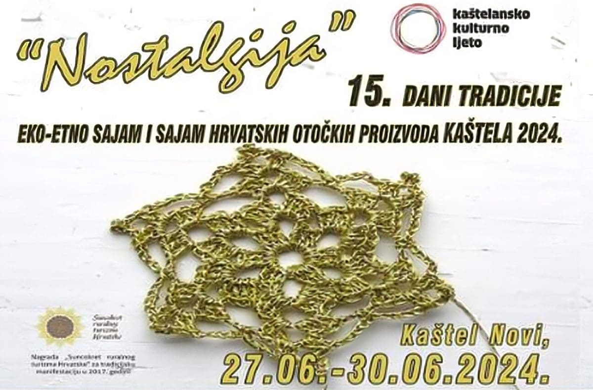 Dašak Mediterana dolazi pod imenom Nostalgija: Kaštelansko kulturno ljeto predstavlja eko-etno sajam i sajam otočkih proizvoda