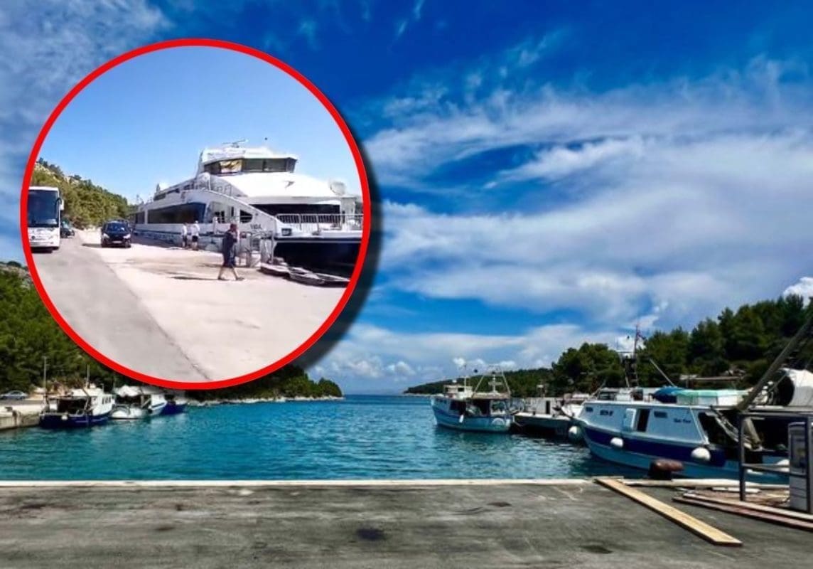 Novom linijom iz Splita za luku Vira stigao samo jedan putnik