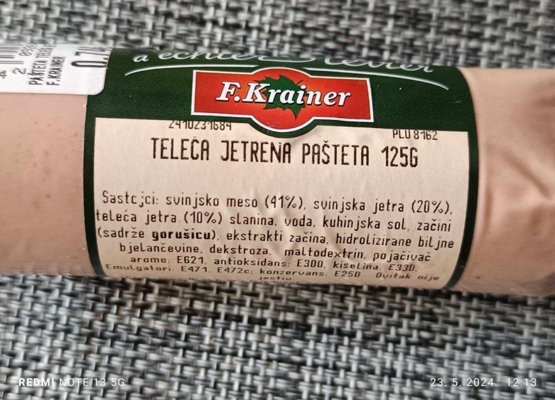 JE LI OVO STVARNO TELEĆA JETRENA PAŠTETA? U njoj ima svega, najmanje teleće jetre