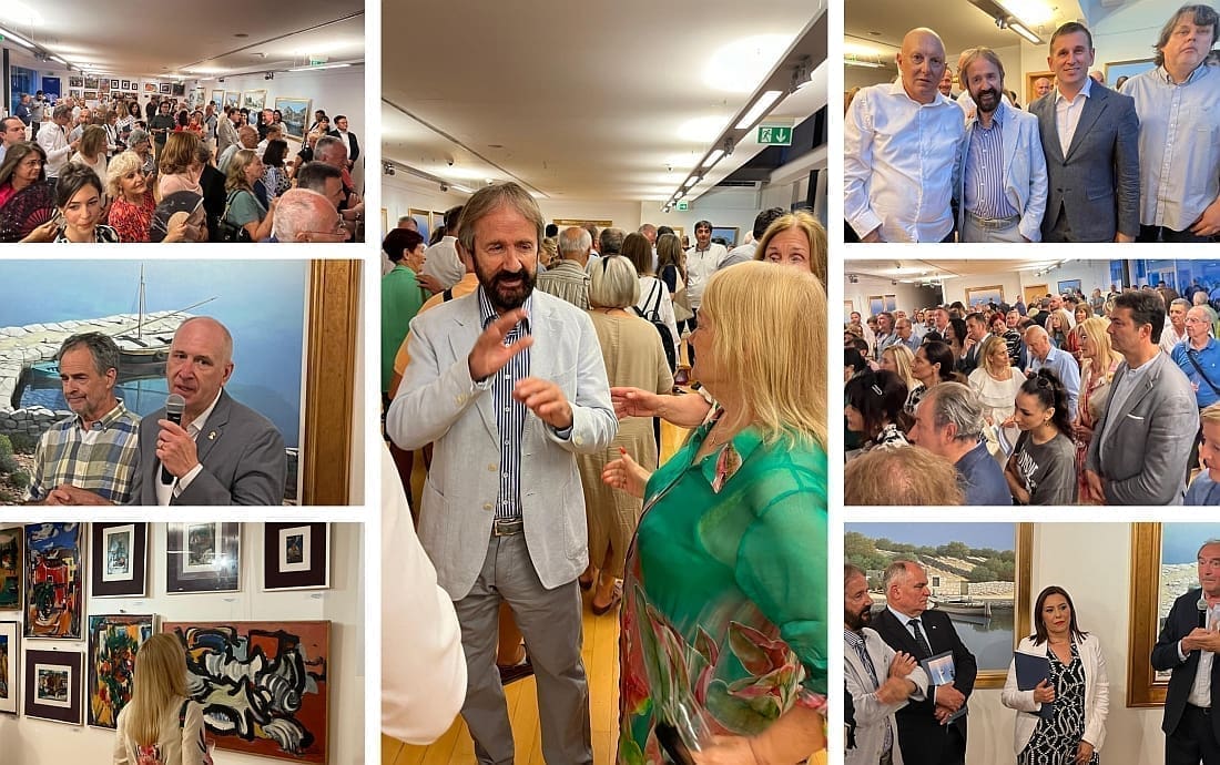 JEDAN OD NAJVEĆIH KULTURNIH DOGAĐAJA GODINE U SPLITU Otvorena izložba Zvonimira Mihanovića, Sveučilišna galerija bila je krcata