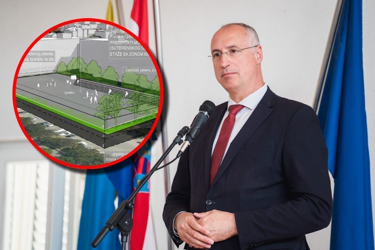 PREDSTAVLJEN PLAN ZA KOMUNALNI CENTAR NA KMANU Banovina je objavila arhitektonski koncept, u planu je garaža s 195 parkirnih mjesta