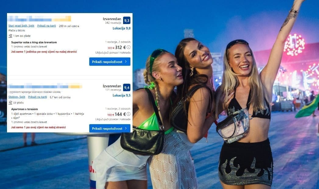 Što se događa? Neki nisu uspjeli iznajmiti apartman ultrašima za večeras, cijene padaju