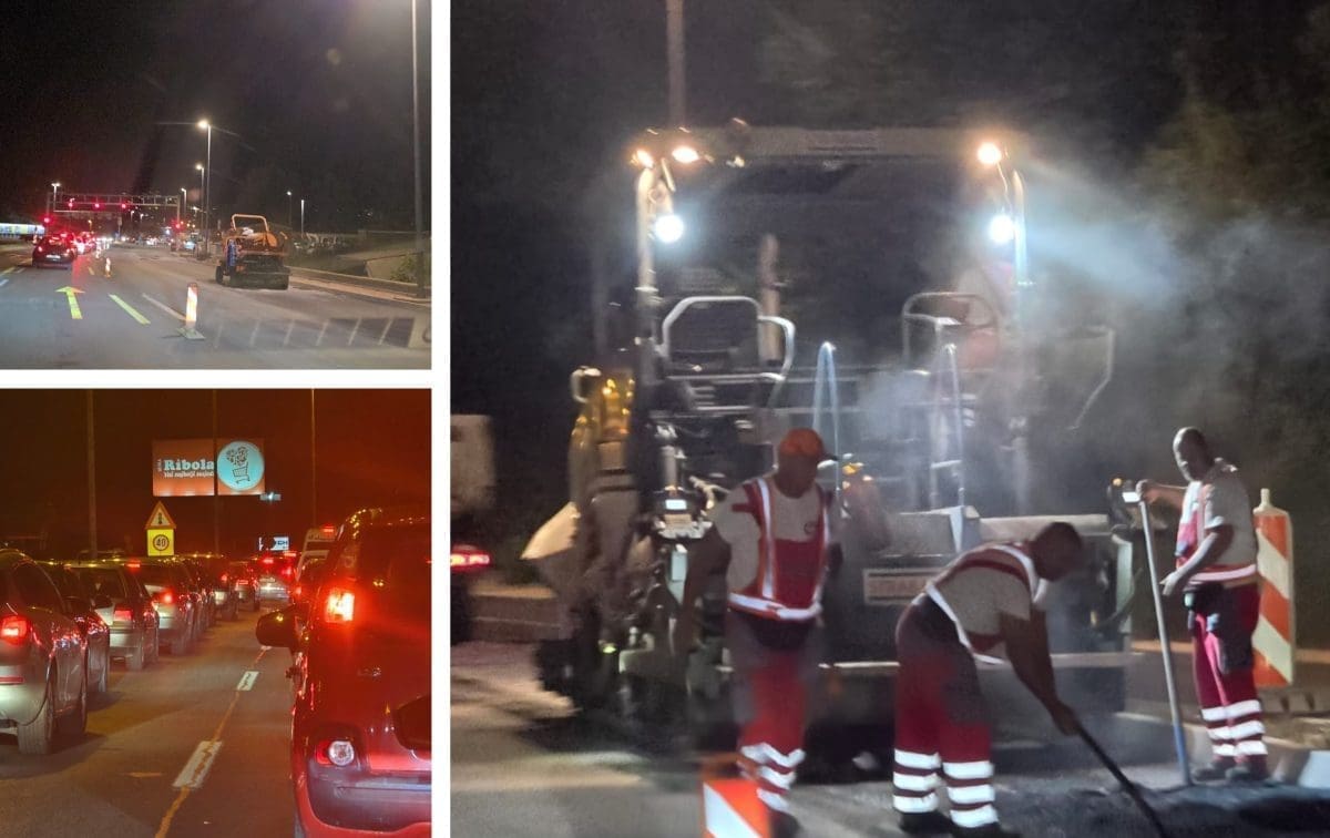 KONAČNO Završno asfaltiranje raskrižja kod Stobreča: Zatvorene dvije trake, nastaju gužve