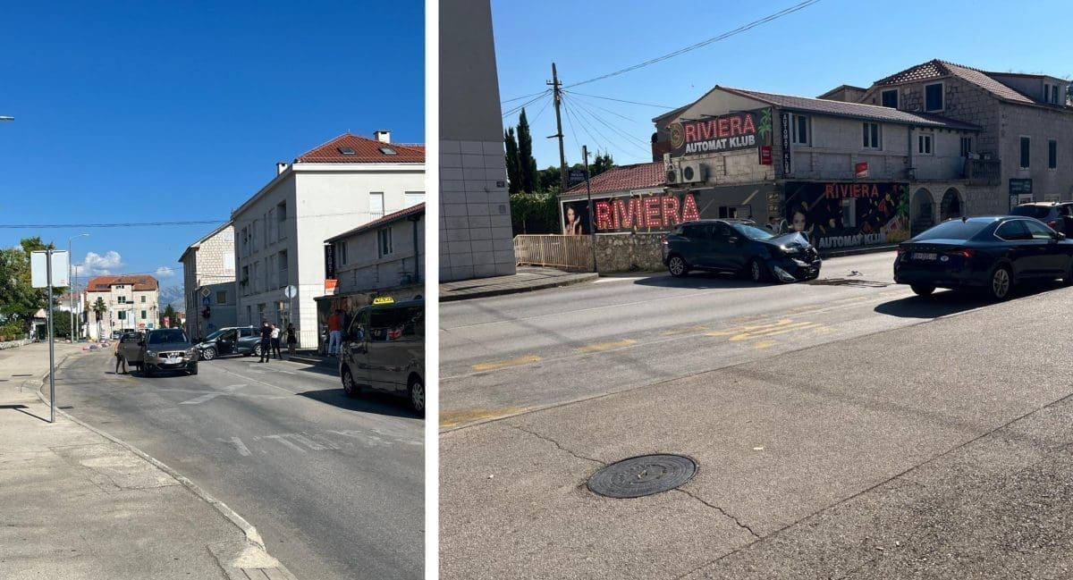 PROMETNA U KAŠTELIMA U nesreći sudjelovalo taxi vozilo