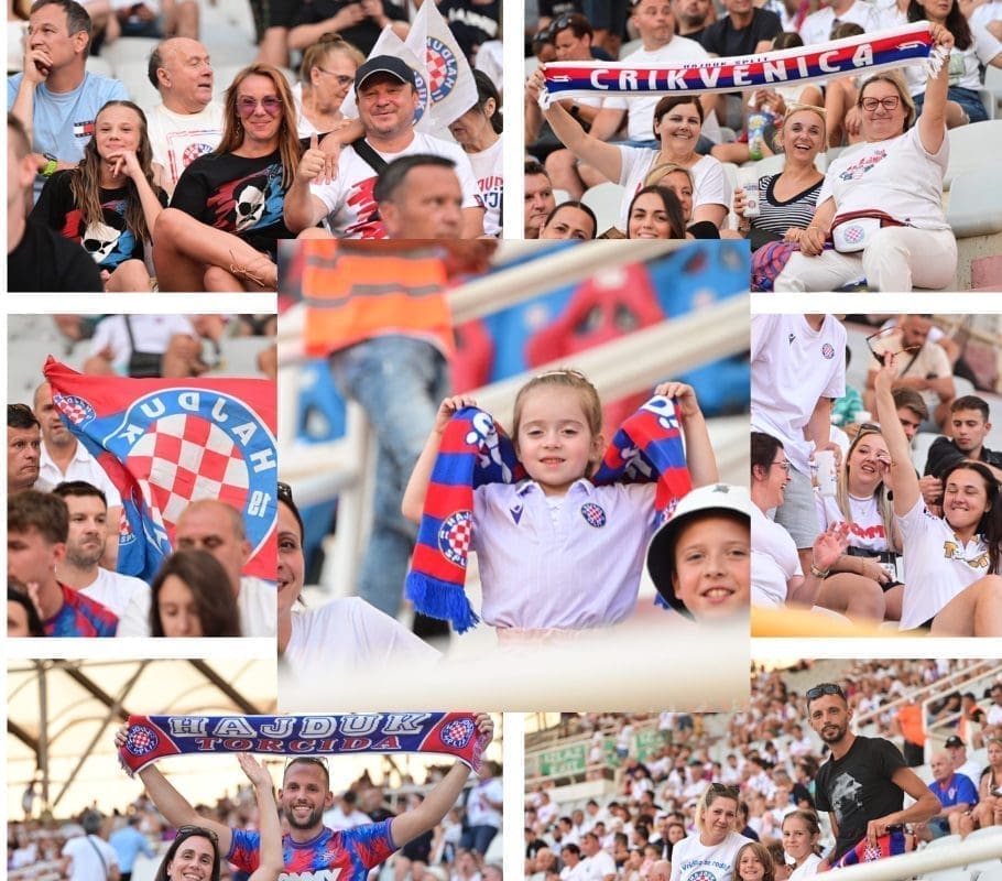 LUDA ATMOSFERA NA POLJUDU Ori se pjesma, tribine su krcate. Pogledajte koga smo sve uhvatili