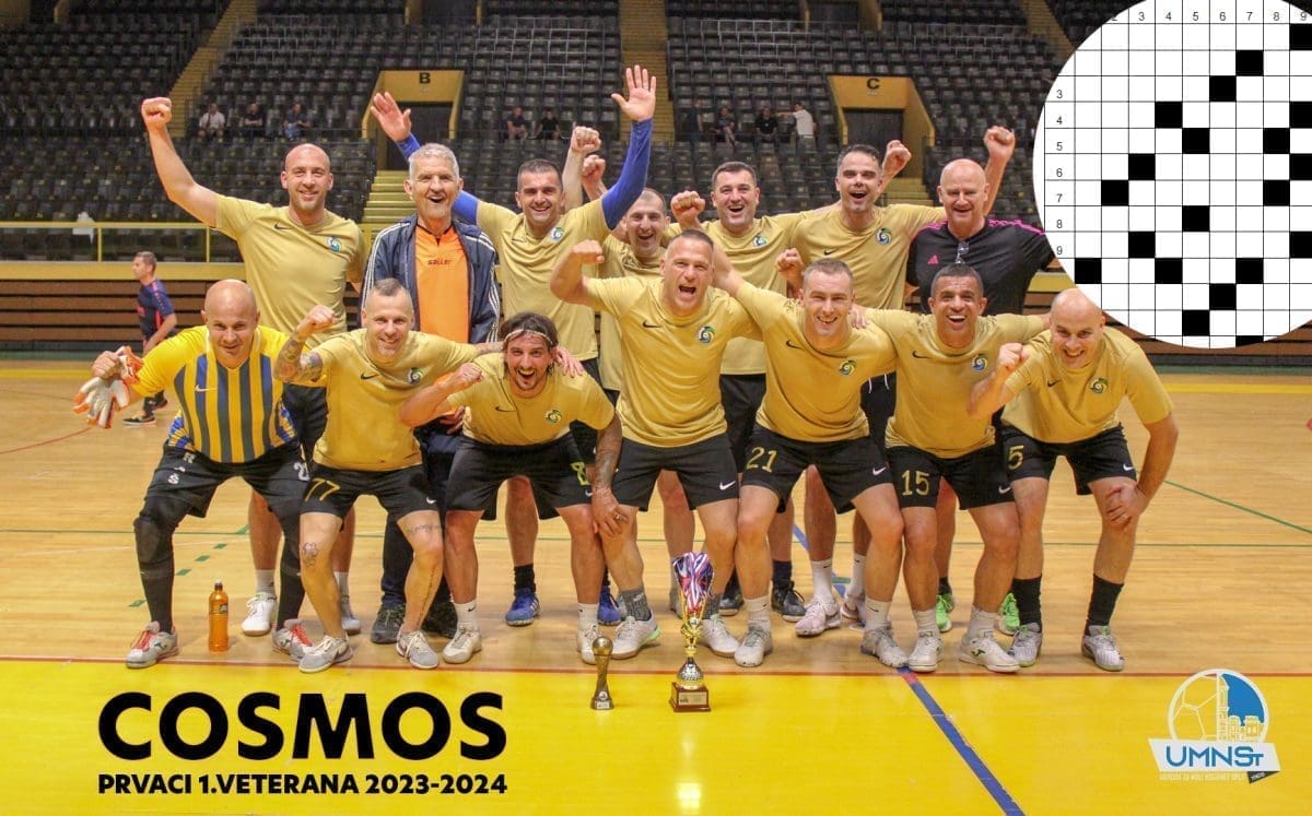 Pokušajte ispuniti (zahtjevnu) križaljku Cosmos 1. lige veterana Split