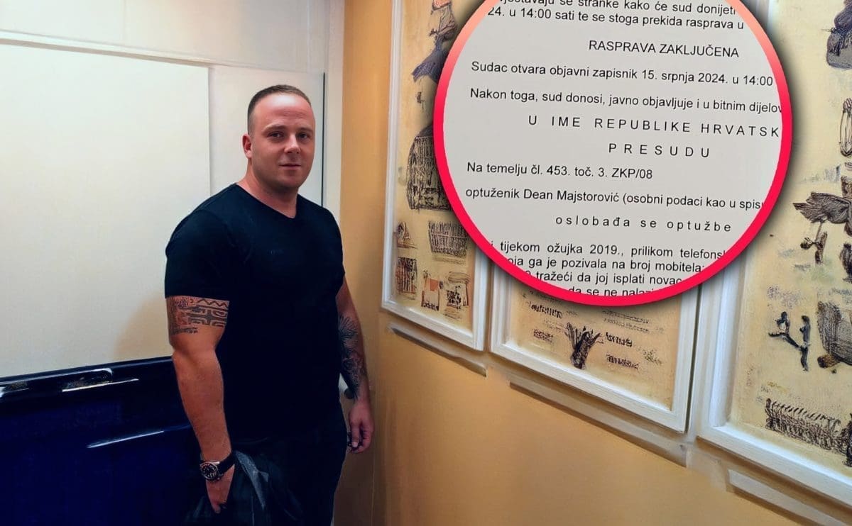 Dean Majstorović Điđi nepravomoćno oslobođen, splitski sud smatra da nije prijetio zamjenici ravnatelja USKOK-a