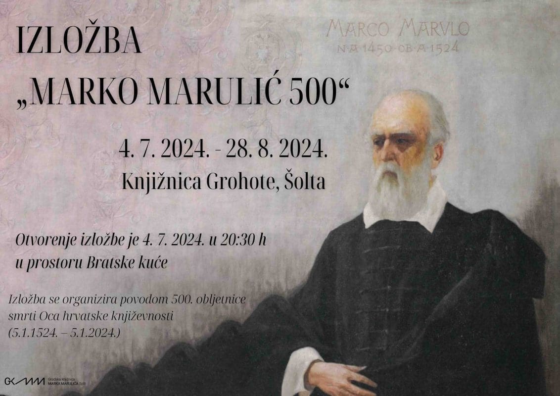 Niz događanja u sklopu šoltanske manifestacije "Dani Marka Marulića - otok Šolta, neispričana priča"