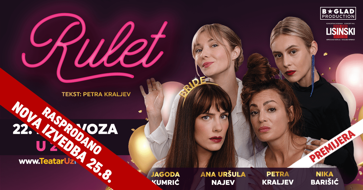 "PLANILO" NA TEATRU UZ MORE! Mjesec dana pred premijeru rasprodana komedija "Rulet"