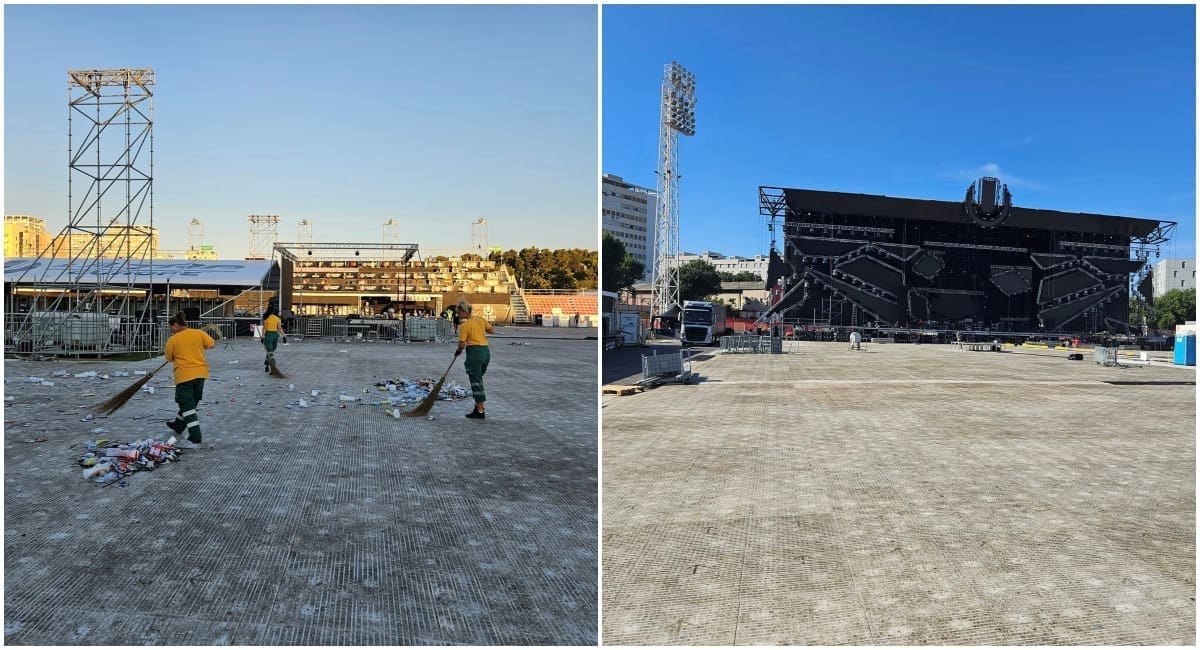 Cakum-pakum za par sati: Ekipa iz splitske Čistoće je sredila Park mladeži nakon Ultre