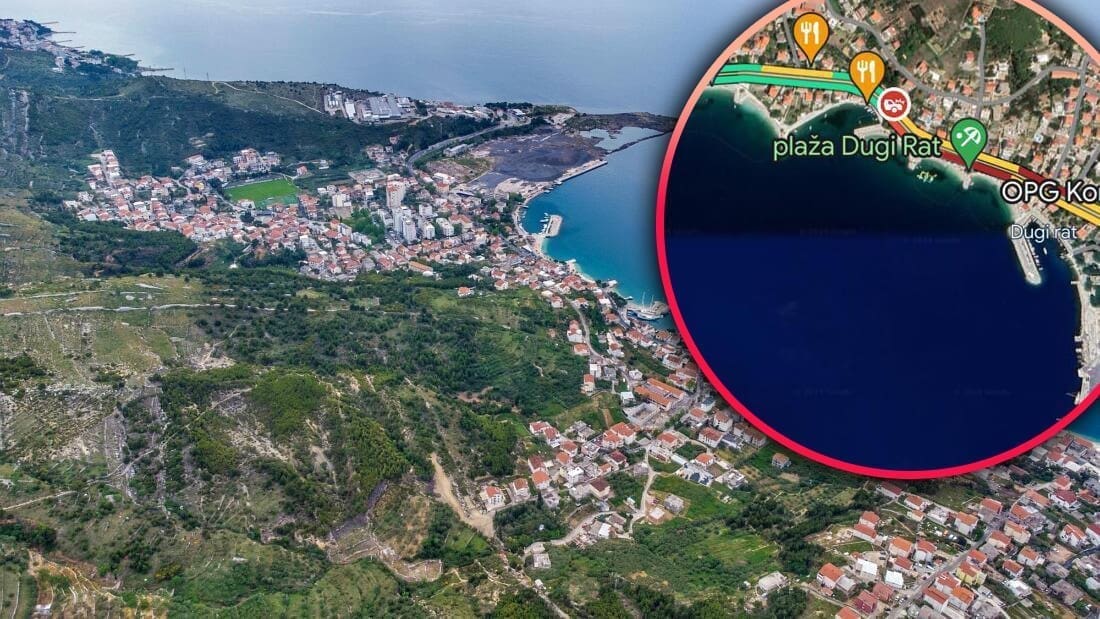 Lančani sudar na magistrali u Dugom Ratu