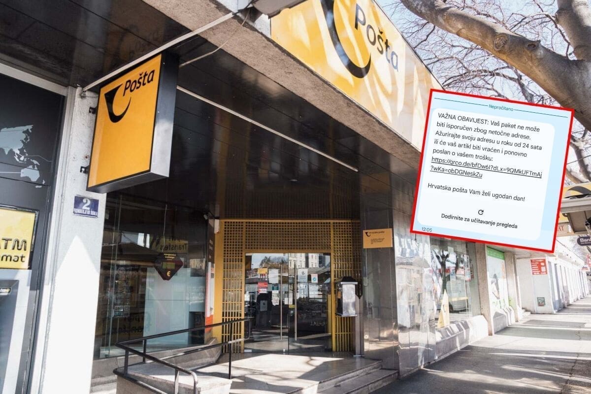 NE DAJTE SE NASAMARITI! Dobili ste poruku od Hrvatske pošte? Evo što (ne)trebate učiniti