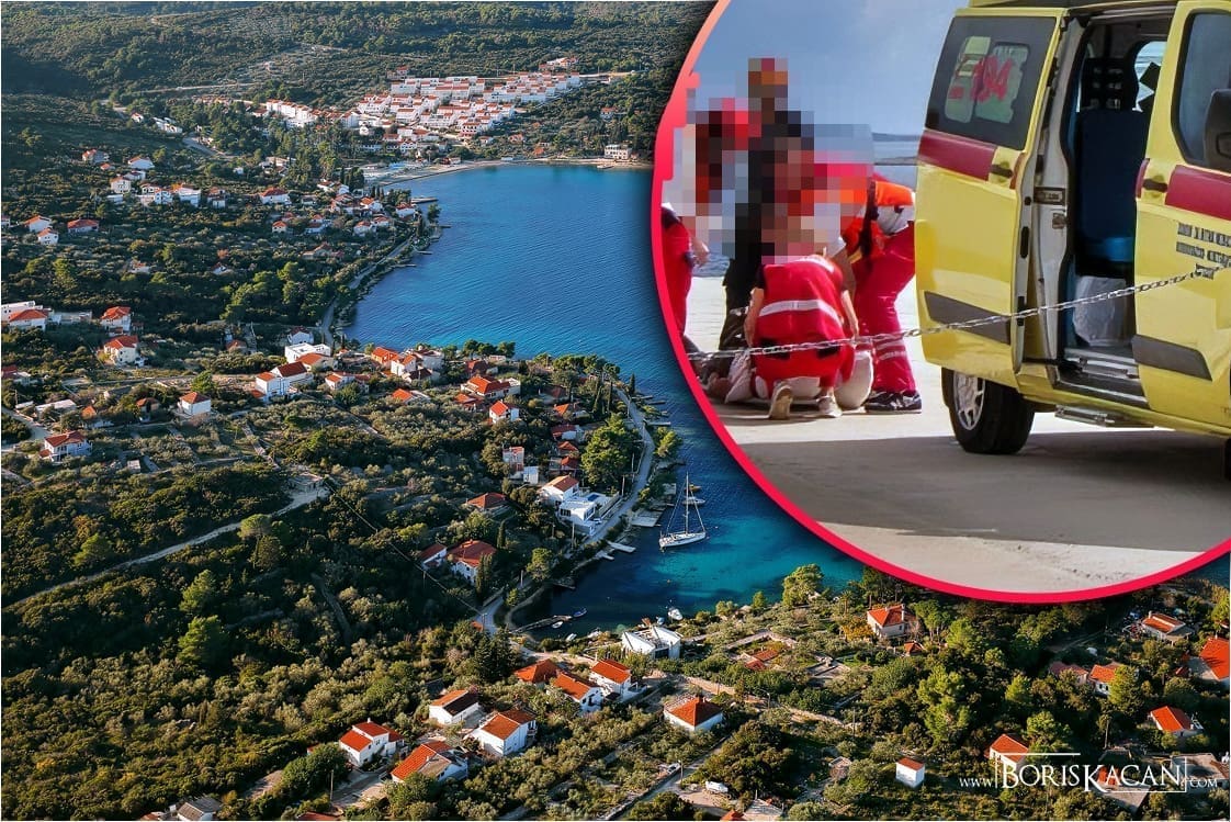 Dirljiv oproštaj kolega od radnika koji je danas preminuo na Šolti. Liječnica je dala sve od sebe u pokušaju reanimacije