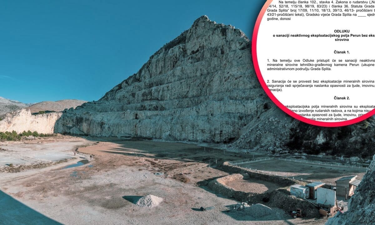 SPLITSKI KAMENOLOMI TEK PRED TEHNIČKOM SANACIJOM Ona prava čeka da se promijene prioriteti vlasti u Splitu i Podstrani