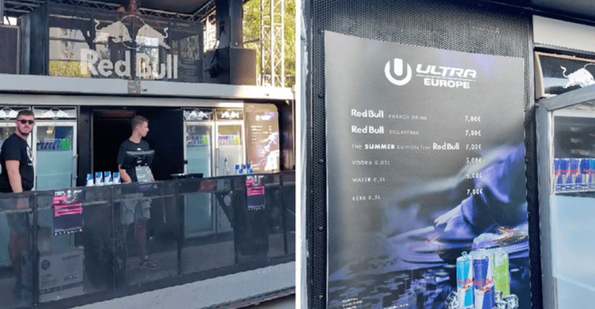 Pogledajte koliko košta bočica vode na Ultri ispred stadiona