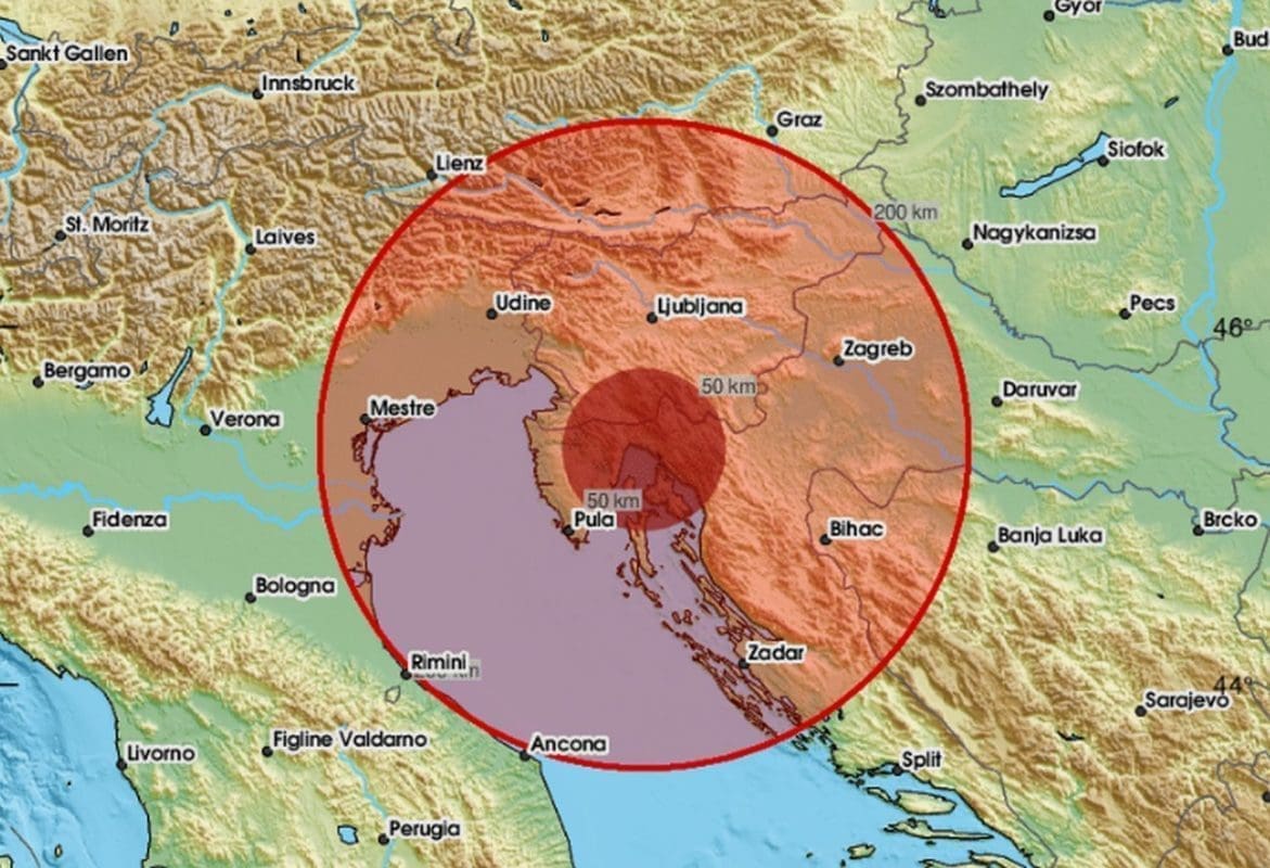 Potres magnitude 2,4 prema Richteru zatresao je Rijeku u ranim jutarnjim satima