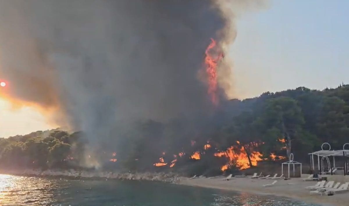 Vatrogasni zapovjednik otkrio detalje požara kod Trogira: "Piromani sada najviše djeluju, požar se najbrže širi..."