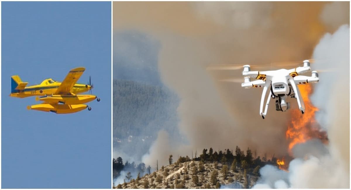 Širi se požar u Dugobabama, gase ga dva kanadera i kopnene snage