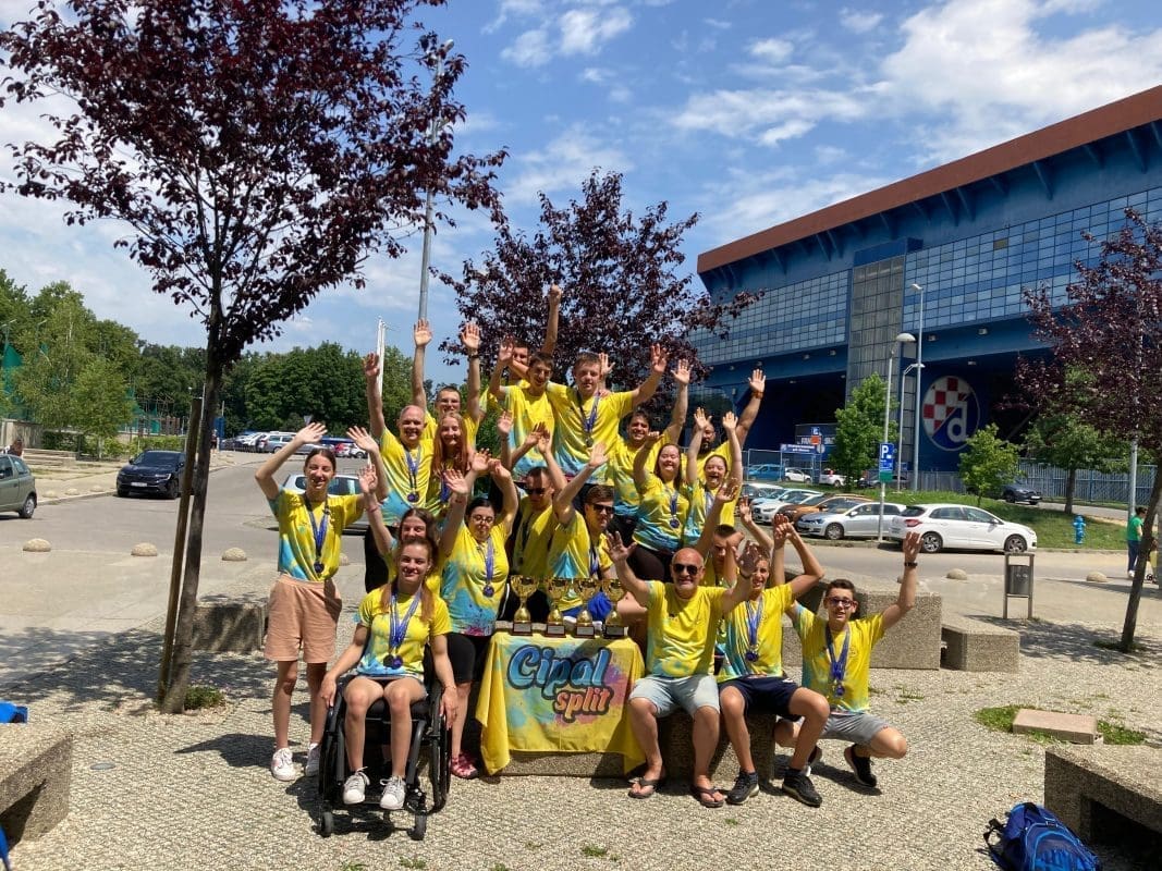 Splitski Ciplići osvojili drugo mjesto na prvenstvu Hrvatske u paraplivanju