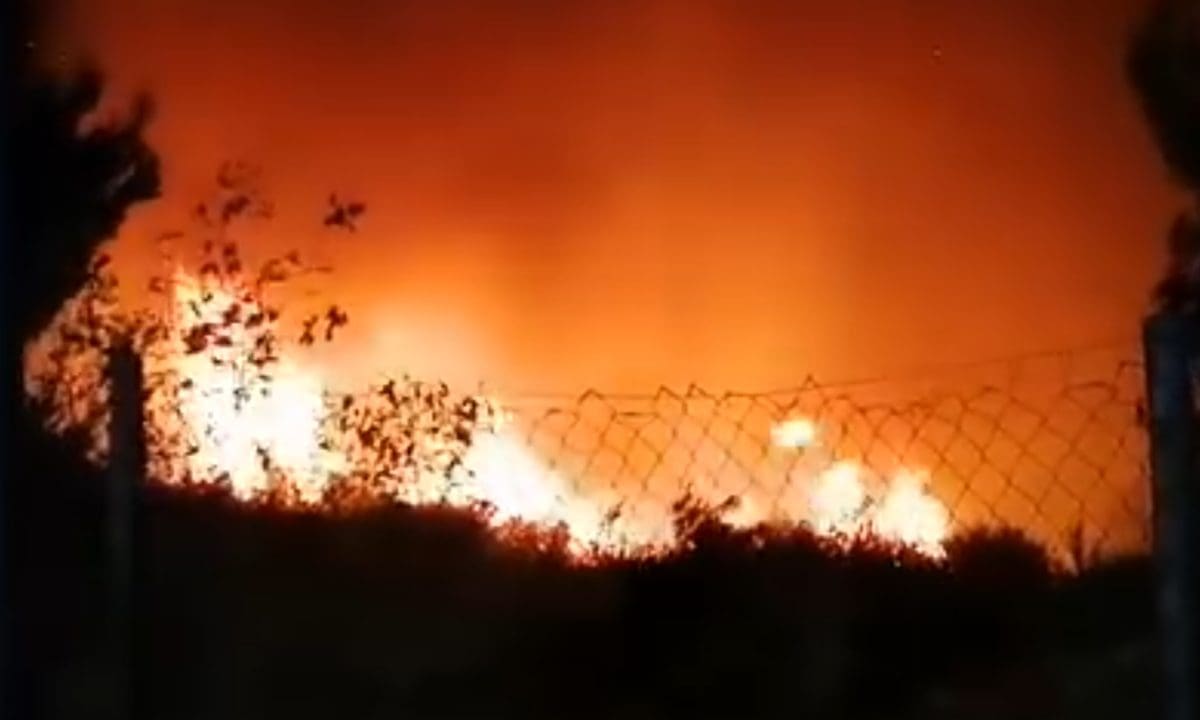 Ugašen je požar u Rudinama