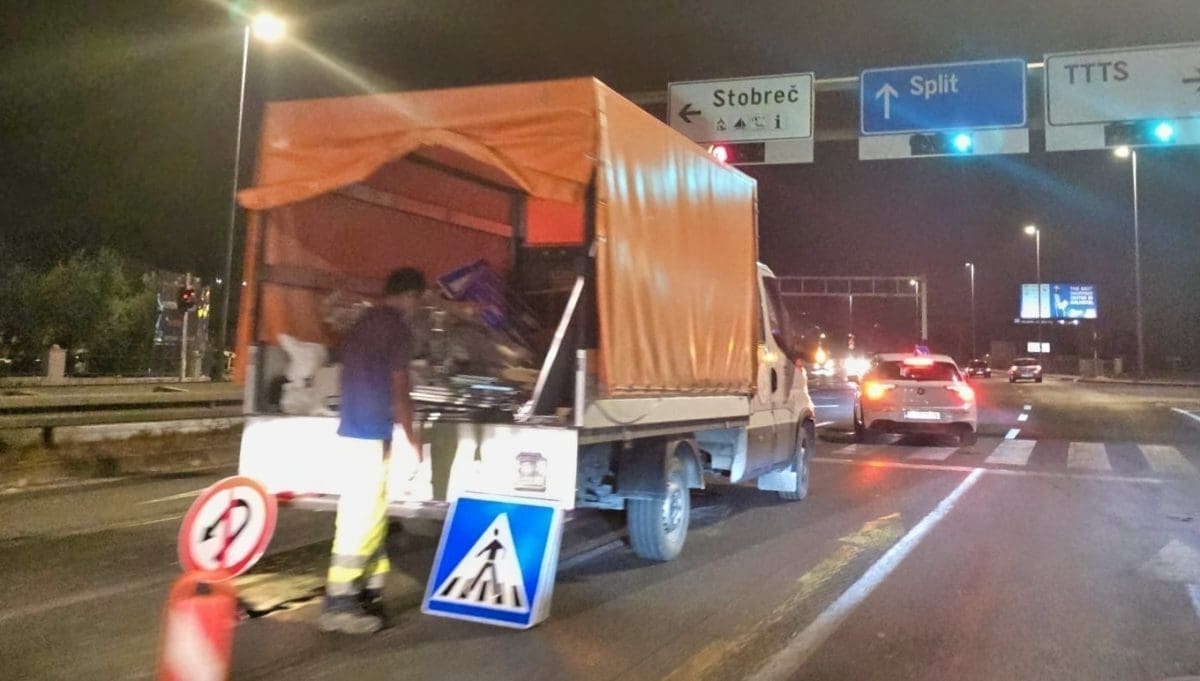 JOŠ MALO PA GOTOVO Radi se i usred noći, evo što je novo kod skretanja za Stobreč