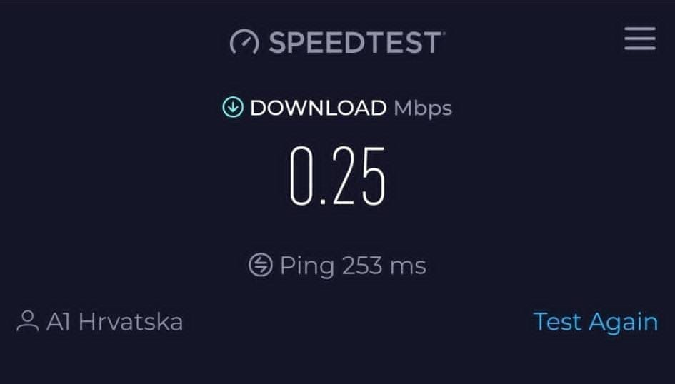 speedtest a1 drvenik