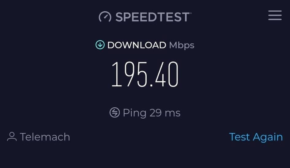 speedtest drvenik telemach