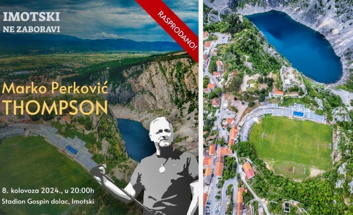 Thompson opet rasturio, rasprodao novi koncert u Imotskom za 8 sati