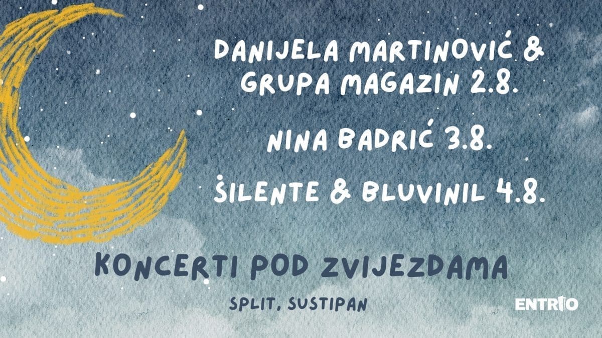 Večeras na Sustipanu kreće trodnevna manifestacija koncerti pod zvijezdama