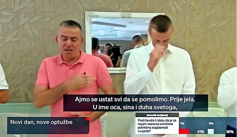 VIDEO Luda afera u DP-u. Ćipe optužen da se ne zna prekrižiti