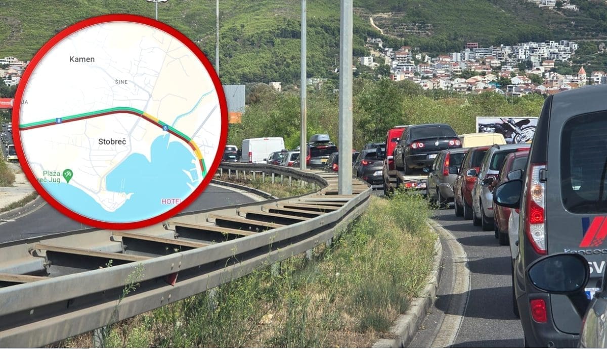 Ogromna gužva na Sirobuji