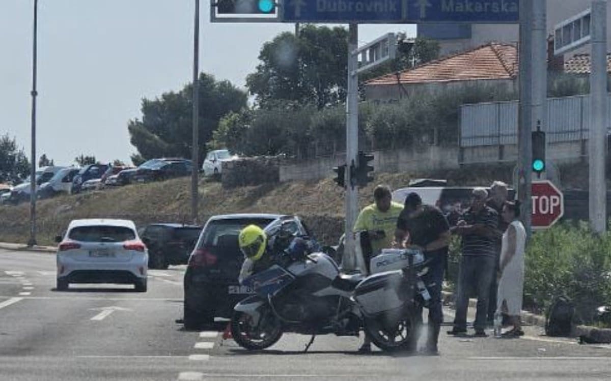 Sudar na izlazu iz Splita. Jedna osoba ozlijeđena