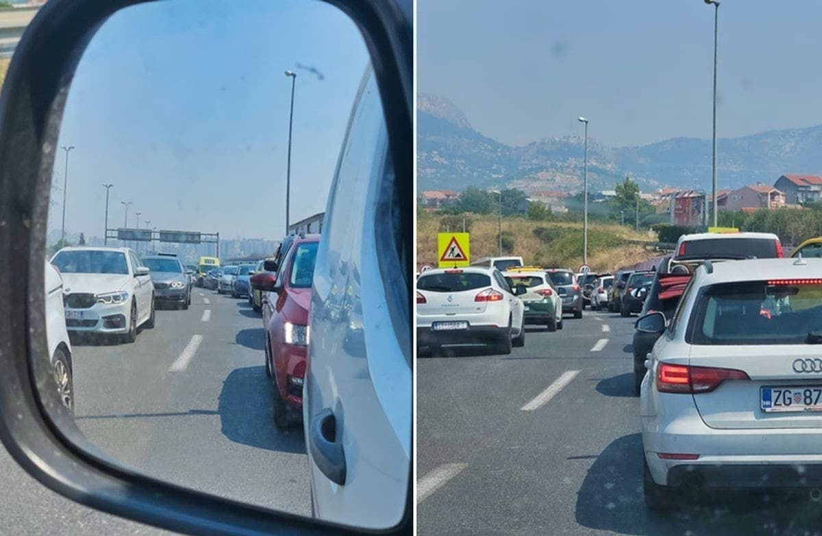 Brza cesta Solin-Klis je bila zatvorena, doznajemo razlog. Stvarale se ogromne gužve