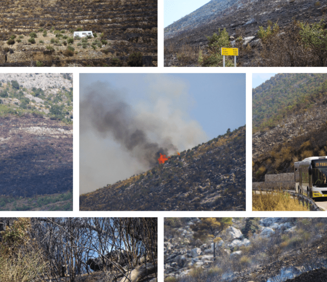 OTUŽNI PRIZORI NAKON POŽARA: Pogledajte pustoš koju je vatra ostavila kod Žrnovnice