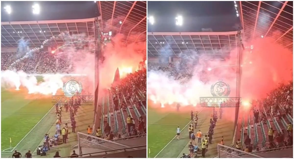 Povijesni debakl Rijeke, Armada neredima prekinula utakmicu na 30 minuta